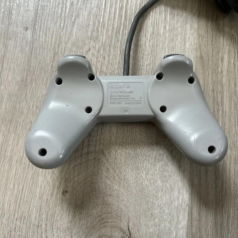 Sony PlayStation PS1 Official OEM Gray Controller SCPH-1080 PS One Tested Works